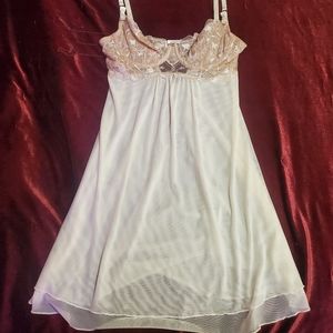Bridal Chemise Small white and cafe